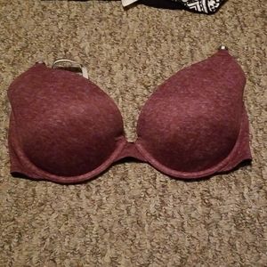 Wear Everywhere Lightly Lined Pink VS Bra Maroon